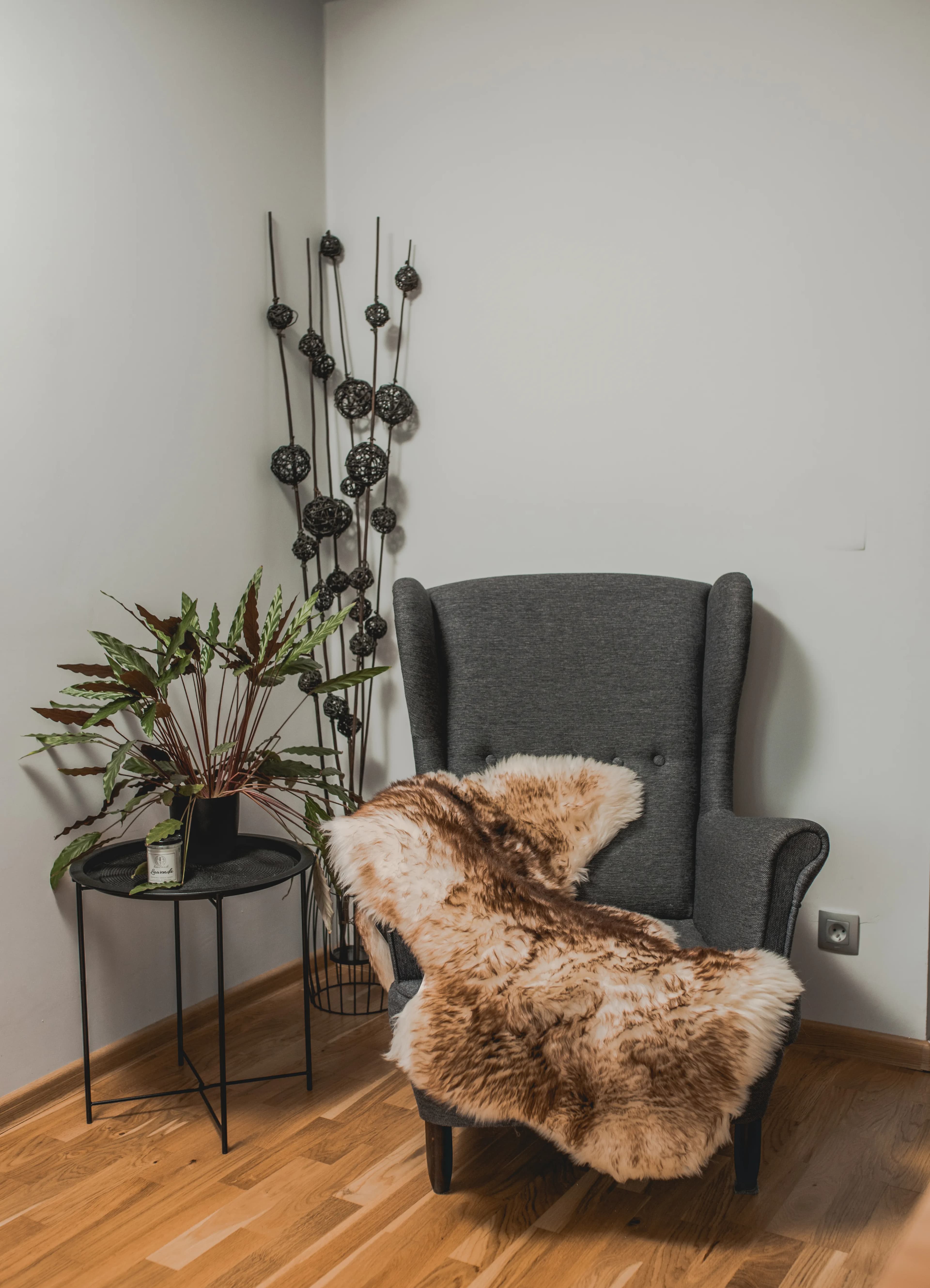 Brown sheepskin - mouflon
