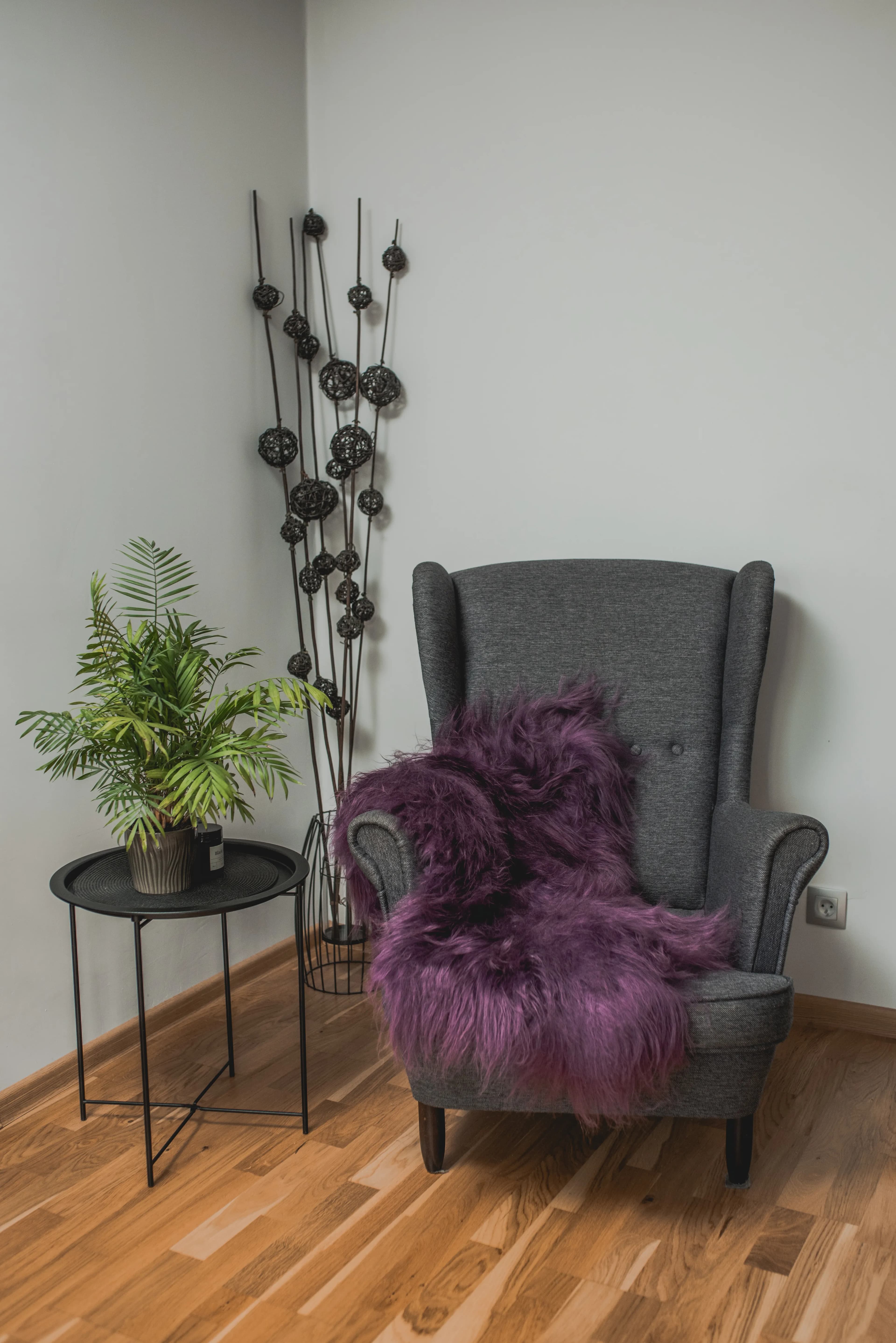 Island sheepskin Purple