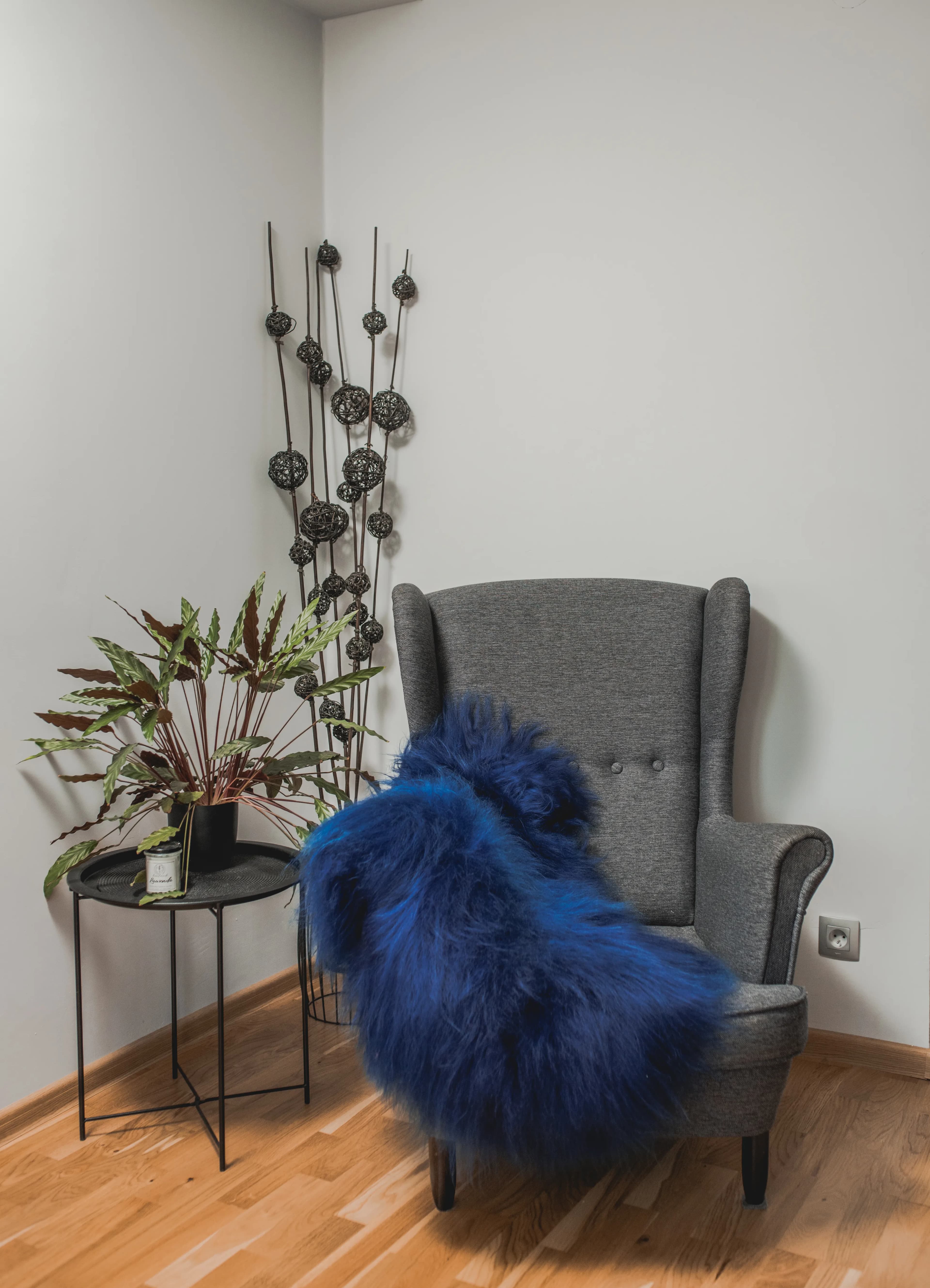 Island sheepskin Blue