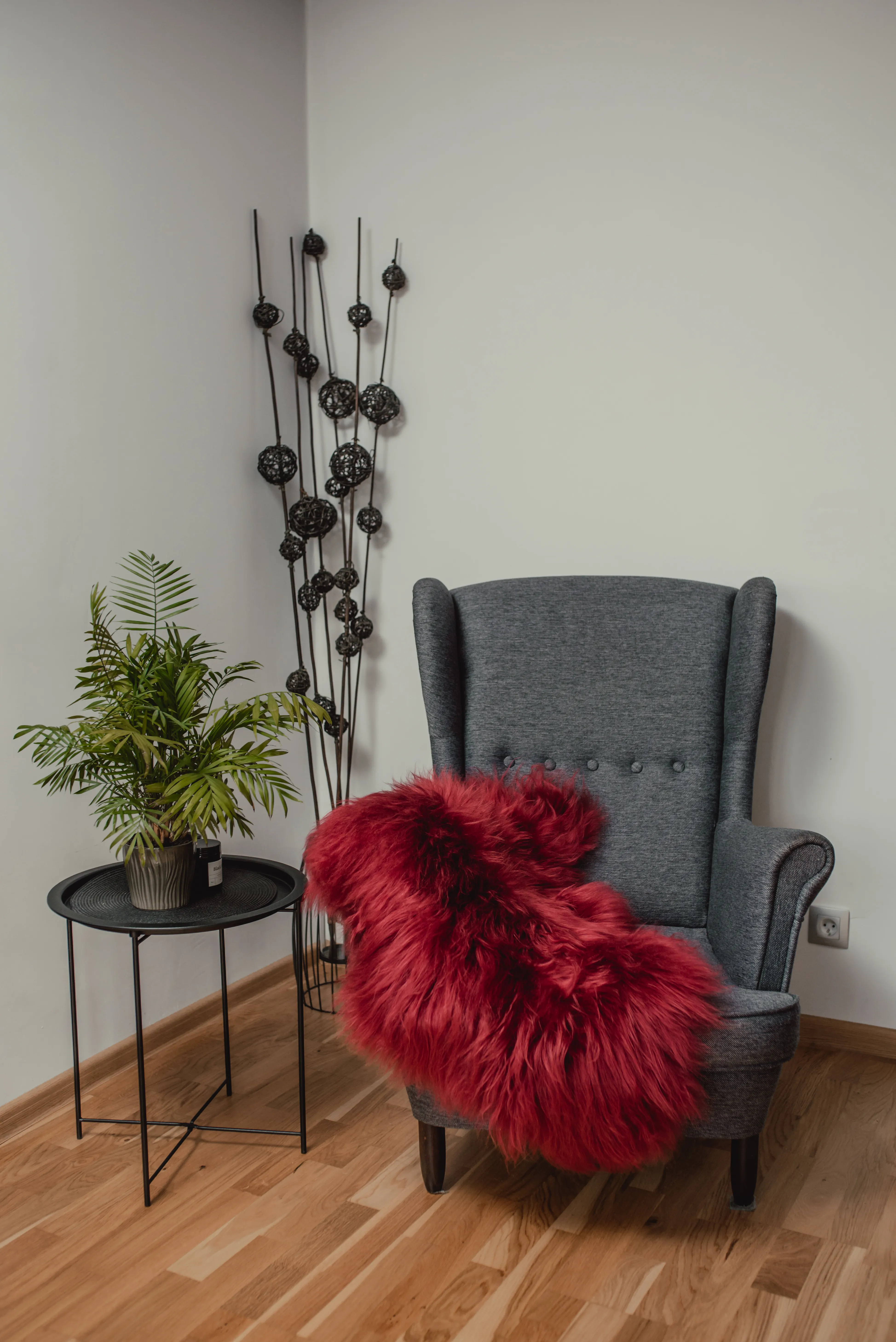 Icelandic Sheepskin "Burgundy"