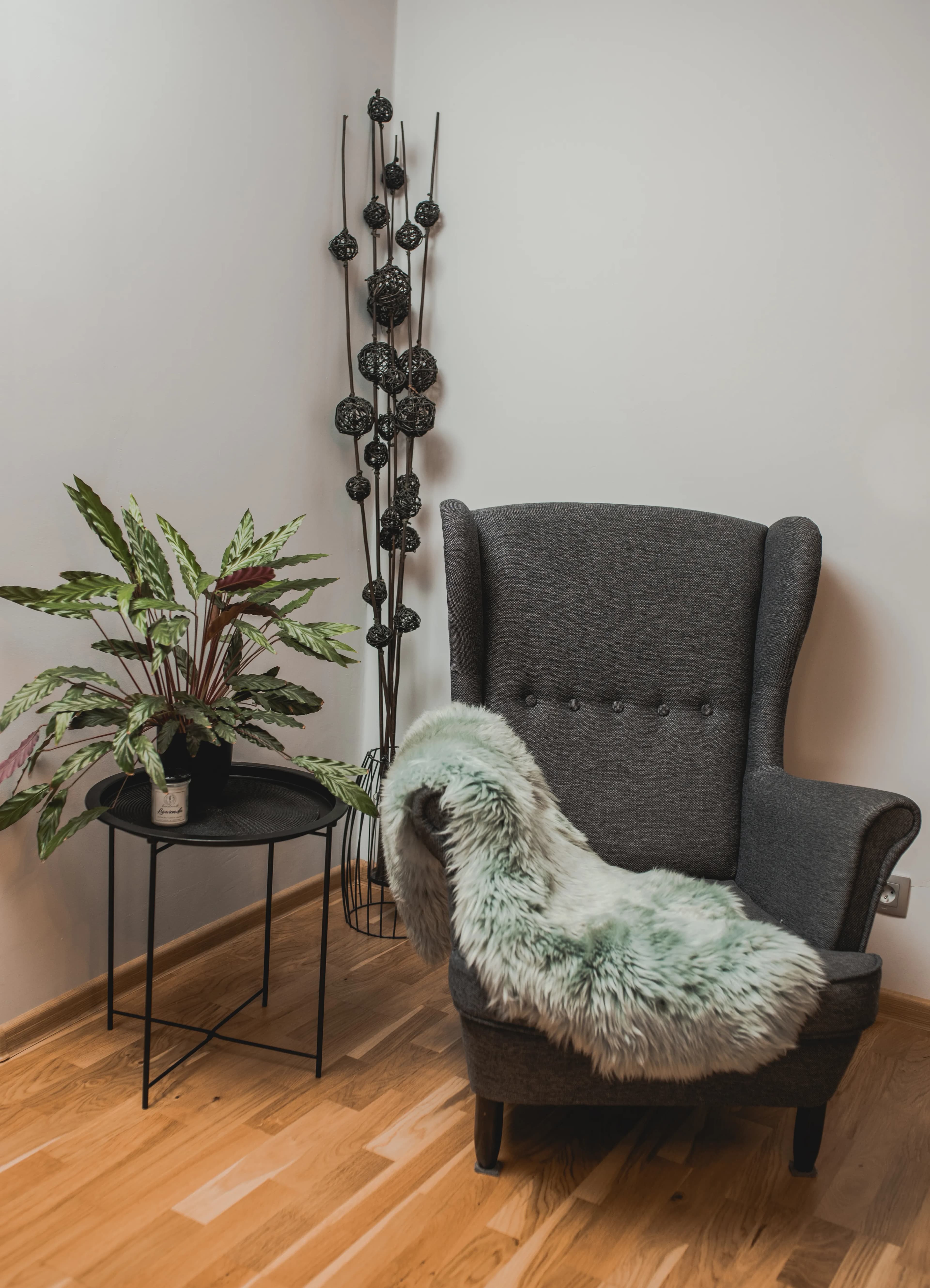 Dyed Sheepskin Color Mint color