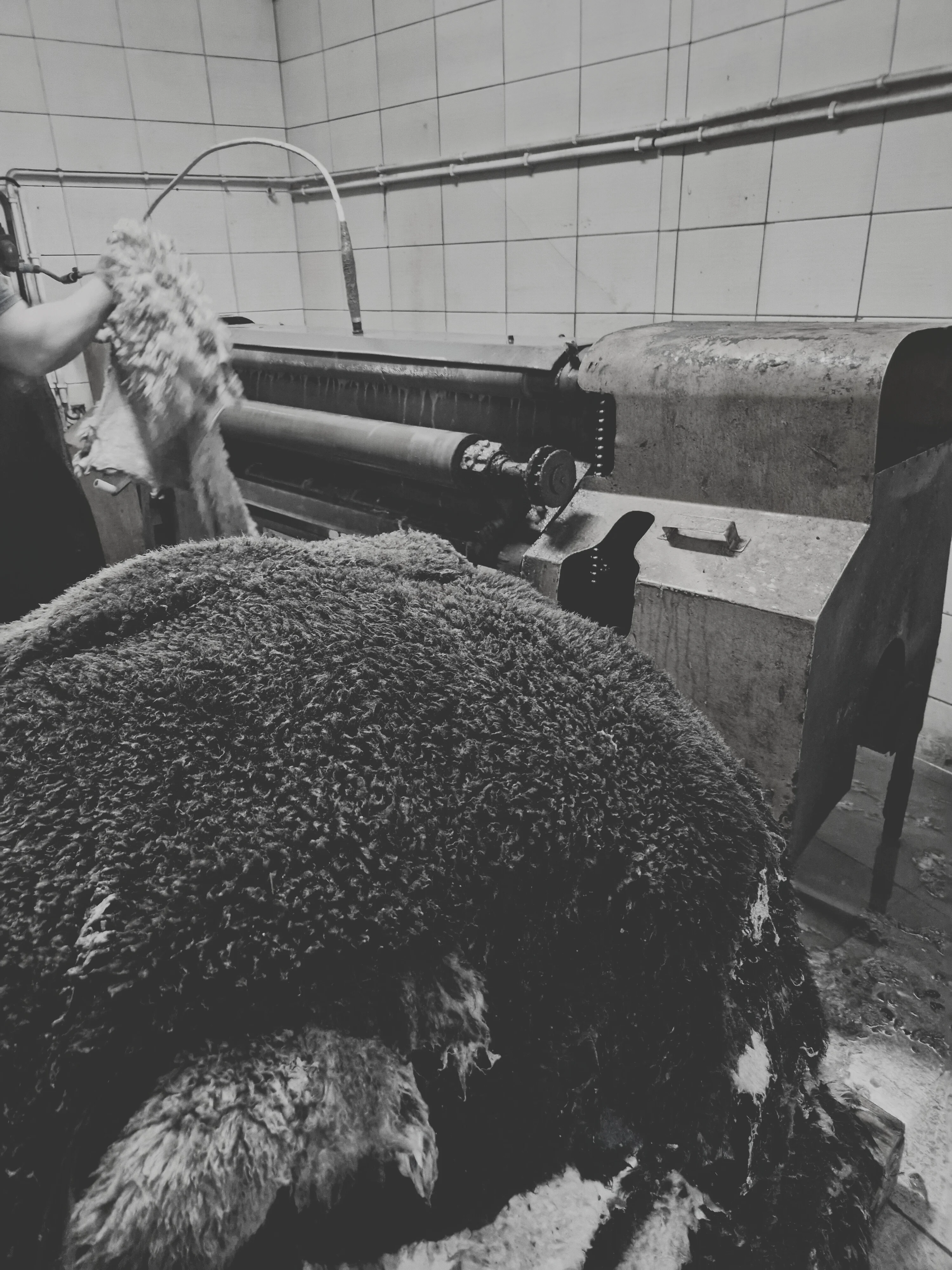 Working with natural fleece